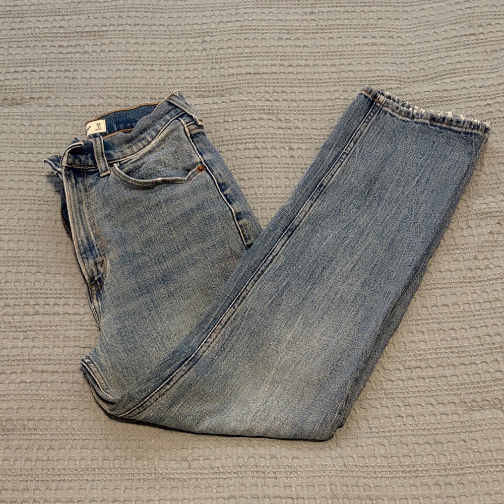 Abercrombie & Fitch Light Blue Straight Jeans